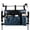 Blue, variant on Walker Bag Walker Organizer Pouch Attachments Bags with Cup Holder Large Capacity Accessory Basket Provides Hands Free Storage for Wheelchair Rollator