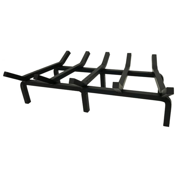 SteelFreak Super Heavy Duty Steel Fireplace Grate - Made in The USA (24 Inch)