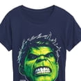 thumbnail image 3 of Marvel Hulk - Portrait Oversized - Women's Short Sleeve Graphic T-Shirt, 3 of 5