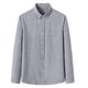 thumbnail image 1 of Blusa y camisa de manga larga con cuello vuelto para hombre, estampada, informal, formal, con solapa, de poliéster, 1 of 3