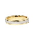 thumbnail image 2 of Ladies Platinum & 18k Gold Two Tone Comfort Fit Wedding, 2 of 2