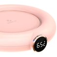 thumbnail image 4 of Tea Coffee Heater Coasters Pad Coaster coffee Touch Control for Milk Hot Coffee Desk Use Pink, 4 of 9