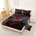 thumbnail image 2 of Erosebridal Modern Video Game Bed Sheets,Kids Game Controller King Sheets For Console Gamer 4 Pieces, 2 of 6