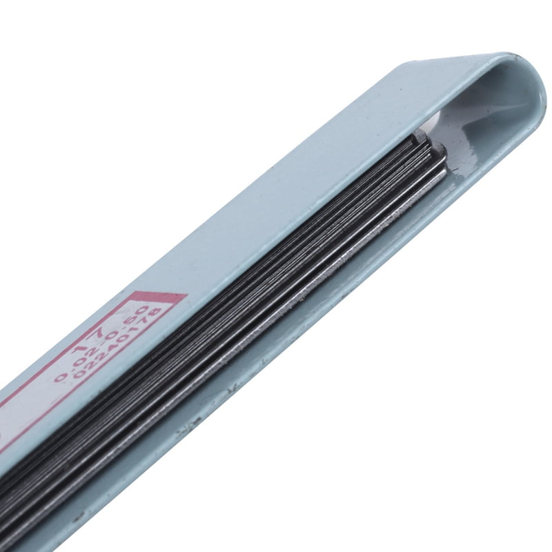 10pcs 200mm Long 17 Leaves 0.02mm-1.0mm Space Thick Measure Feeler Gauge Gage