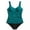 Sky Blue 1, variant on Kaemgyyd Womens Tankini Set Two Piece Swimsuit Scoop Neck Slimming Swim Top Bathing Suit with Bottoms Color Block Swimwear