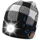 thumbnail image 1 of USB recargable Knit Hat Hat Sombrero de luz cálida de invierno-Tapa de luz Bluetooth, 1 of 4