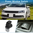 thumbnail image 2 of Interruptor de ventana eléctrica Unique Bargains No.5ND959855 Interruptor de control de ventana del lado del pasajero para Volkswagen Tiguan Jetta Passat Negro, 2 of 7