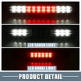 thumbnail image 6 of Unique Bargains High Mount Stop Light 55077263AB for Dodge for Ram 1500/2500/3500 94-01 Chrome Tone Housing Smoked Lens, 6 of 6