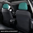 thumbnail image 3 of Kdxio Aquamarine Glitter Pattern Print 2 Piece Car Head Rest Covers Set Auto Front/Rear Seats Headrest Cover Universal Fit Most Cars,Sedan, SUV, 3 of 9