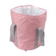 thumbnail image 3 of Cubo de camping plegable de poliéster de doble capa con bolsa de almacenamiento para exteriores rosa, 3 of 10