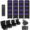 Chauvet DJ Freedom Par H9 IP X4 Complete Up-Lighting Kits with Handheld Remote Control & Utility Case Four Package