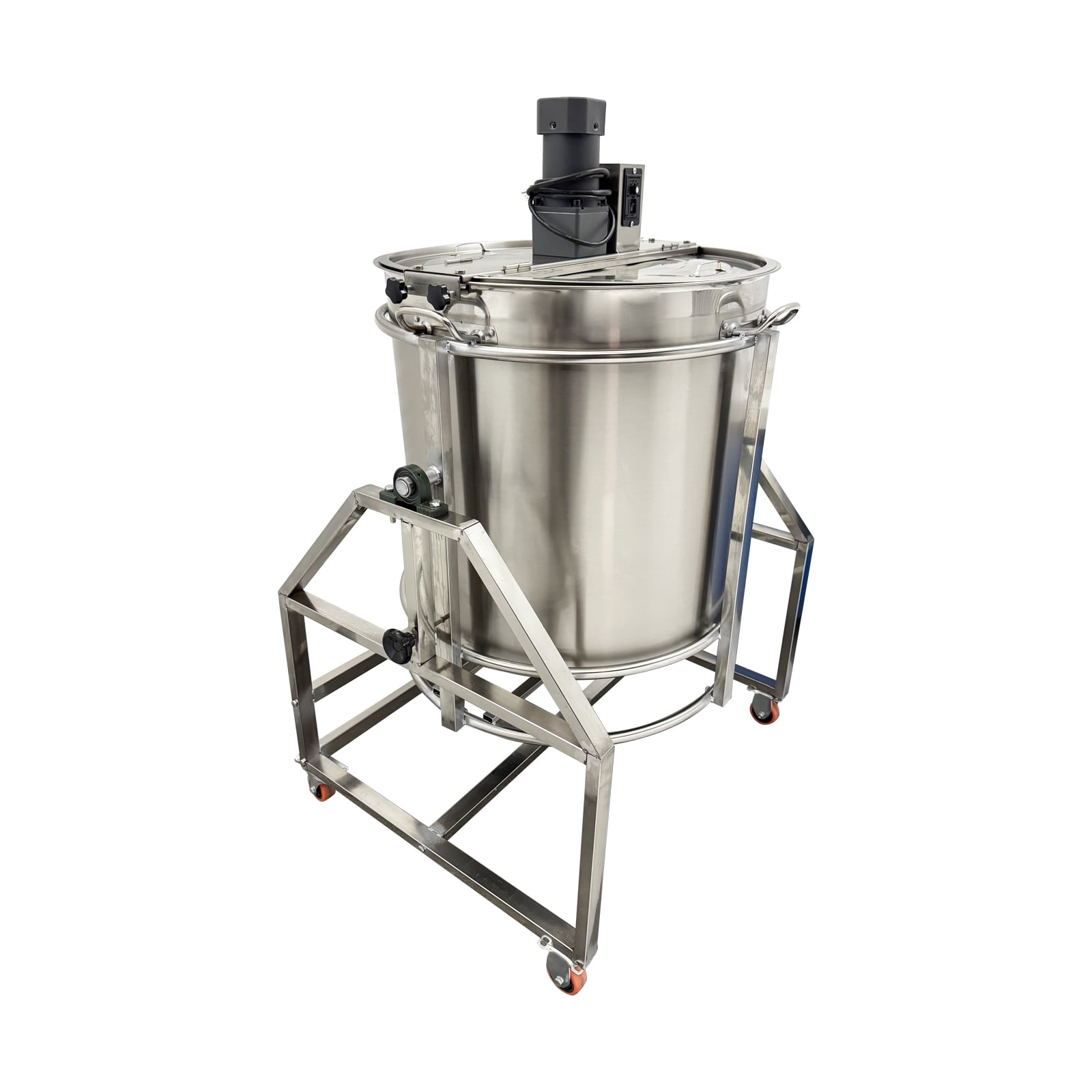 25.9gal Hand Tilt Food Mixer Natural Gas and Electric Heating Stirrer 98L 110V