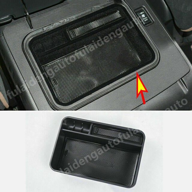1 Pack Armrest Storage Box for Nissan Patrol Y62 2013-2019 Center Console Box Tray -