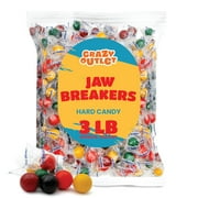 Jaw Breakers Hard Candy, Individually Wrapped, Bulk Pack 3 Pounds