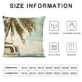 thumbnail image 5 of Orinice Palm Tree Graphic Decorative Cushion Throw Pillow Cover for Home Couch Living Room Bed Sofa 22x22in, 5 of 5
