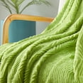 thumbnail image 5 of Home Soft Things Herringbone Faux Fur Throw - Dark Citron - 50" x 60", 5 of 9