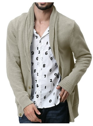 Men's Burly Retirement Shawl Cardigan