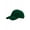 Dark Green, variant on Top Headwear Low Profile Brush Cotton Twill Cap - Khaki/Dark Green