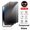 thumbnail image 2 of Protector de pantalla de vidrio templado antiespía para iPhone, cubierta completa de privacidad para iPhone 14, 15, 13, 12, 11 Pro Max Plus Mini XS XR X SE 2020 8, 1-3 unidades, 2 of 4