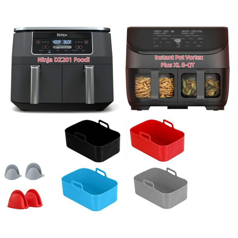 Double Air Fryer Accessoires Pour Foodi Dz201 Dz401 Silicone