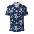 thumbnail image 2 of Daiia Dragon Pattern Men’s Polo Shirts,Solid Deck Shirt,Classic Fit, Breathable Cotton Polo for Casual and Sport Wear-Medium, 2 of 7