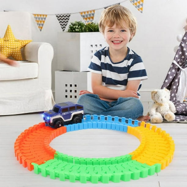 BIG SALES!!Electric Track Car Electric Toy Car Track Toy Puzzle