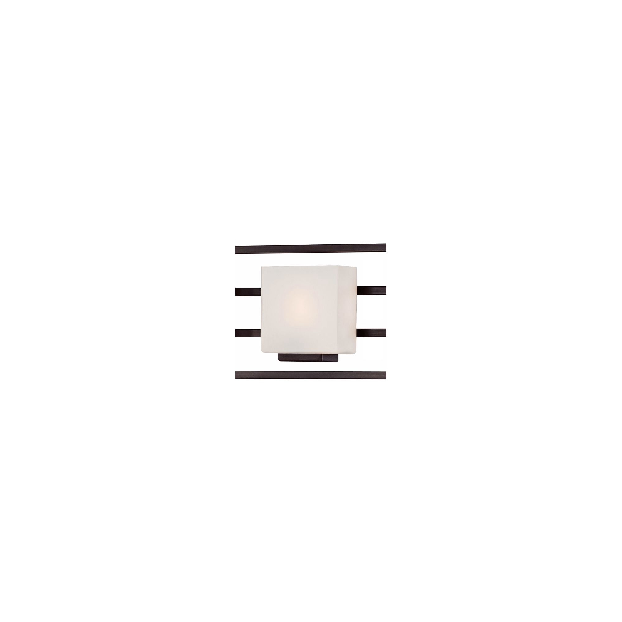 Possini Euro Design Lighting on the Square Modern Wall Light Bronze Hardwire 37" 5-Light Fixture Opal Glass Shade for Bedroom Bathroom Vanity Home