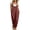 Red, variant on QQZ Wide Leg Jumpsuit For Women, Sleeveless Palazzo Flow Womens Overalls Flowy Pants Outfit For Daily Beach Outfits