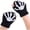 Black3, variant on Krdevn Kids Luminous Skeleton Half Finger Knit Gloves Stretch Ribbed Cuff Halloween Gaming Cycling Thermal Fingerless Mittens Size:One Size
