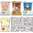 thumbnail image 1 of Troqueles de corte para máquinas de garras de juegos retro, ideales para scrapbooking DIY. Troqueles de corte para juegos de lanzamiento de agua con aros metálicos., 1 of 7