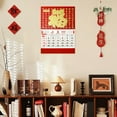 thumbnail image 2 of 2026 Chinese Wall Calendar Monthly Year of the Horse Wall Calendar,Format Cartoon Horse Design Hanging Calendars for Home and Office Spring Festival Decoration,Get Wealth in 2026, 2 of 8