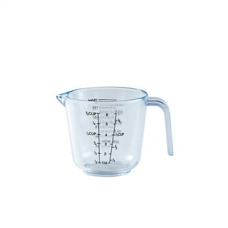 Bobasndm 250ml 500ml Glass Measuring Cup with Lid, Graduated Cup with  Handle, Borosilicate Glass with V-Shaped Spout, Microwave Safe Milk Cup for  Cooking Baking 