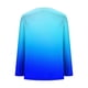 thumbnail image 5 of Mujeres de Manga Larga Tops Casual de Moda Gradiente Impresión Cuello Redondo Plegado Tamaño Superior para Uso Diario Y de Fiesta, 5 of 5
