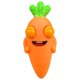 thumbnail image 1 of Objetos de Ojos Saltone AntiEstres PopCarrotOrange 1Pza Zanahoria Goma Blanda TPR Naranja/Verde VentDepot, 1 of 2