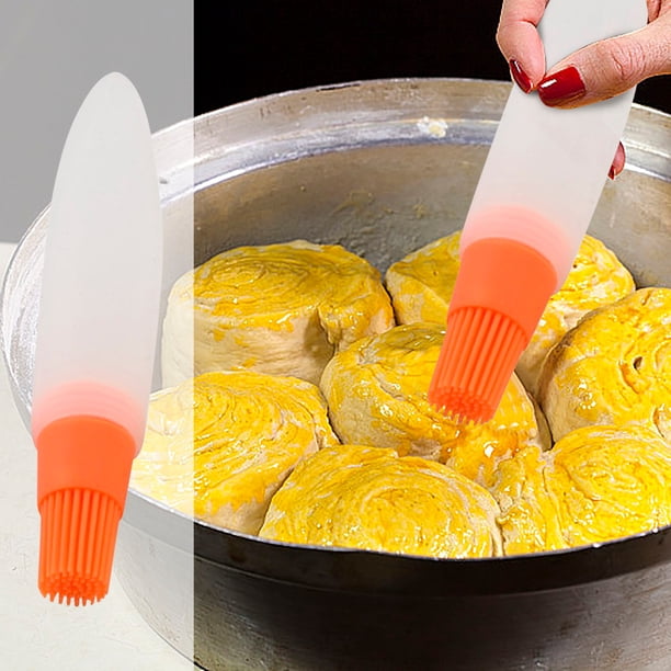 Cepillo de Aceite de Cola Puntiaguda | Cepillo Multifuncional para Aceite de Cocina y Barbacoa | Limpieza Flexible para Zonas Estrechas | Material Resistente Al Calor y Duradero | Herramienta Fácil d