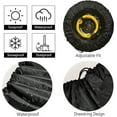 thumbnail image 4 of Spare Tire Cover Fish Weatherproof Dust-Proof Universal Fit for Trailer RV SUV Truck Camper Travel Boat Trailer, 4 of 10