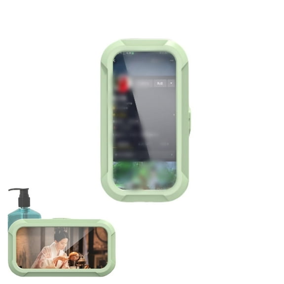 Waterproof Shower Holder,360° Rotation Shower Phone Case,7.8x4.3x1.5In Bathroom Kitchen Waterproof for Men and Women
