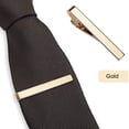 thumbnail image 3 of Juego de 3 alfileres de corbata, alfileres de corbata delgados para hombres, alfileres de corbata delgados de cobre, para el día de San Valentín, Navidad, boda, uso diario (oro, plata, negro), 3 of 5