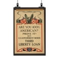 thumbnail image 2 of Print: Are You 100% American? Prove It! Buy U.S. Government Bonds Third, 2 of 4