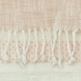 thumbnail image 3 of Rizzy Home  Color Block with Stripes Woven Throw Blush/Natural, 3 of 5