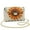 Sunflower White, variant on TSOVTHRID Daisy Floral Leaf White Print Womens Crossbody Handbags and Purses Leather Lightweight Small Shoulder Bags for Women Shopping Women's Crossbody Bags Chain Strap