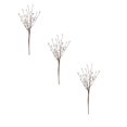 thumbnail image 7 of 3pcs,Christmas Tree Picks,11.8 Inch Artificial Clear Crystal Stem,Holy Berry Ornaments for Wreath, Xmas Tree Decor, Holiday Winter Home Wedding Decor, DIY Crafts, 7 of 7