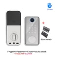 thumbnail image 2 of Door Lock, Smart Deadbolt Locks Of Tuya App Biometric Finrprint Password Keyless Entry Front Door Lock ,Easy to Install, 2 of 7