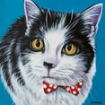 thumbnail image 2 of Vitaletti, Carolee 26x26 White Modern Wood Framed Museum Art Print Titled - Classy Cat I, 2 of 4
