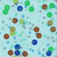 thumbnail image 1 of Ahgly Company Machine Washable Indoor Square Transitional Blue Hosta Blue Area Rugs, 8' Square, 1 of 7