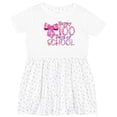 thumbnail image 3 of Inktastic Happy One Hundred Days of School Bow and Flowers Girls Toddler Dress, 3 of 5