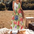 thumbnail image 2 of Various Fruits Sleeveless Dress Woman Fashion Long Dresses Women's Summer Suit Dress Summer 2025 Women, 2 of 7
