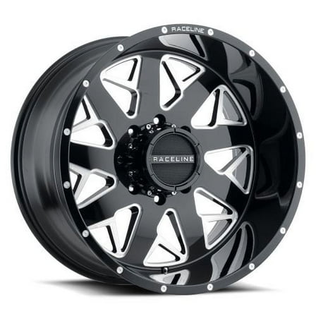 20x10 Raceline 939M Disruptor Gloss Black/Milled Wheel 6x5.5 (-19mm)