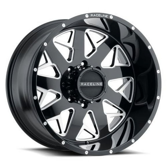 20x10 Raceline 939M Disruptor Gloss Black/Milled Wheel 6x5.5 (-19mm)