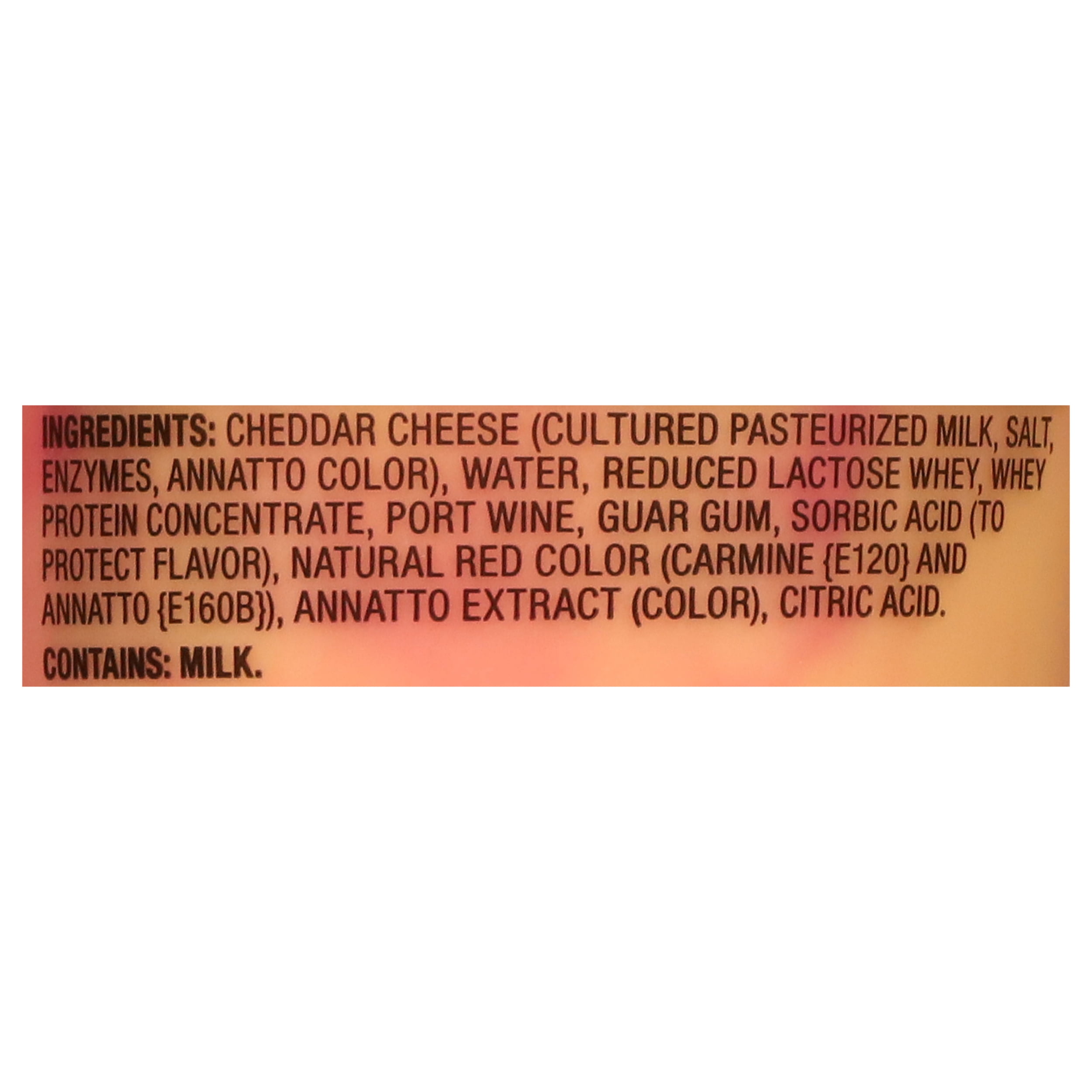 Shullsburg Creamery Port Wine Spreadable Cheese Spread, 13 oz, Tub, Refrigerated